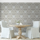 ET12105 Floral Hydrangea Arts and Crafts Wallpaper By Galerie
