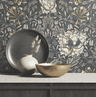 ET12608 Ogee Flora Arts and Crafts Wallpaper By Galerie