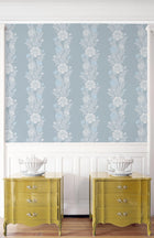 ET12702 Blooming Stripe Arts and Crafts Wallpaper By Galerie