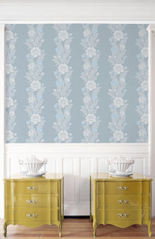 ET12702 Blooming Stripe Arts and Crafts Wallpaper By Galerie