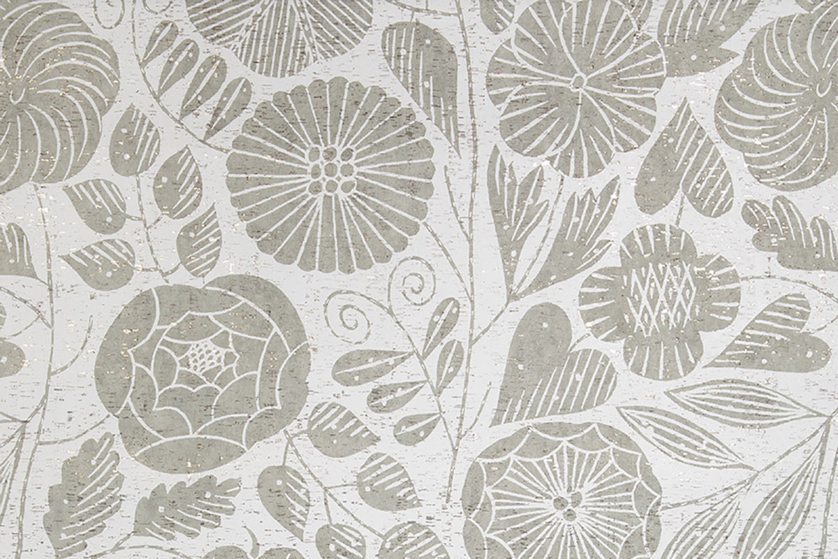 Eden Cork Pearl Wallpaper by Christopher Farr Cloth