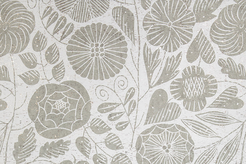 Eden Cork Pearl Wallpaper by Christopher Farr Cloth