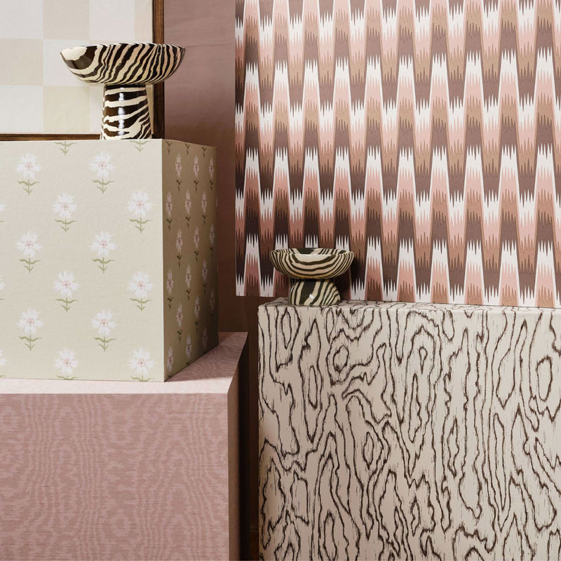 Edenfield Henry Holland Chocolate Wallpaper by Harlequin