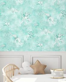 BMPP004/02A Elephant Breaststroke Wallpaper by Brand McKenzie