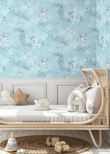 BMPP004/02B Elephant Breaststroke Wallpaper by Brand McKenzie
