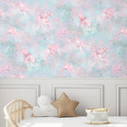 BMPP004/02C Elephant Breaststroke Wallpaper by Brand McKenzie