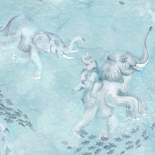 BMPP004/02B Elephant Breaststroke Wallpaper by Brand McKenzie