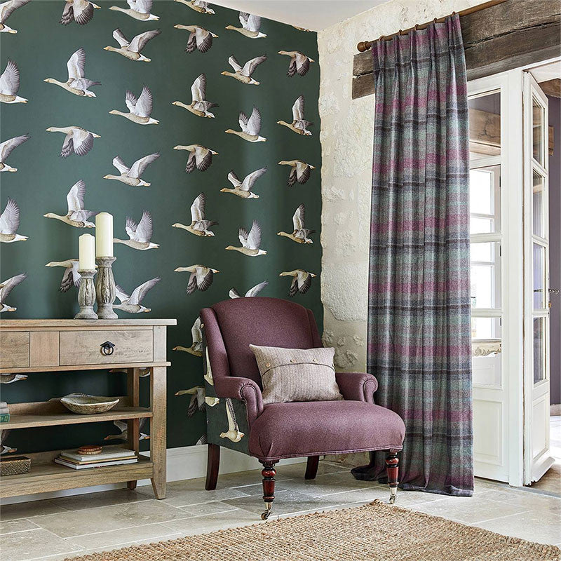 Elysian Geese Elysian Wallpaper By Sanderson