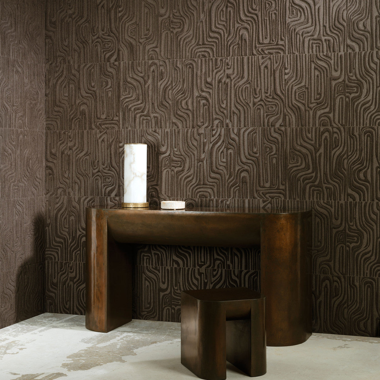 30832 Cloud Emblème Truffle Wallpaper By Arte