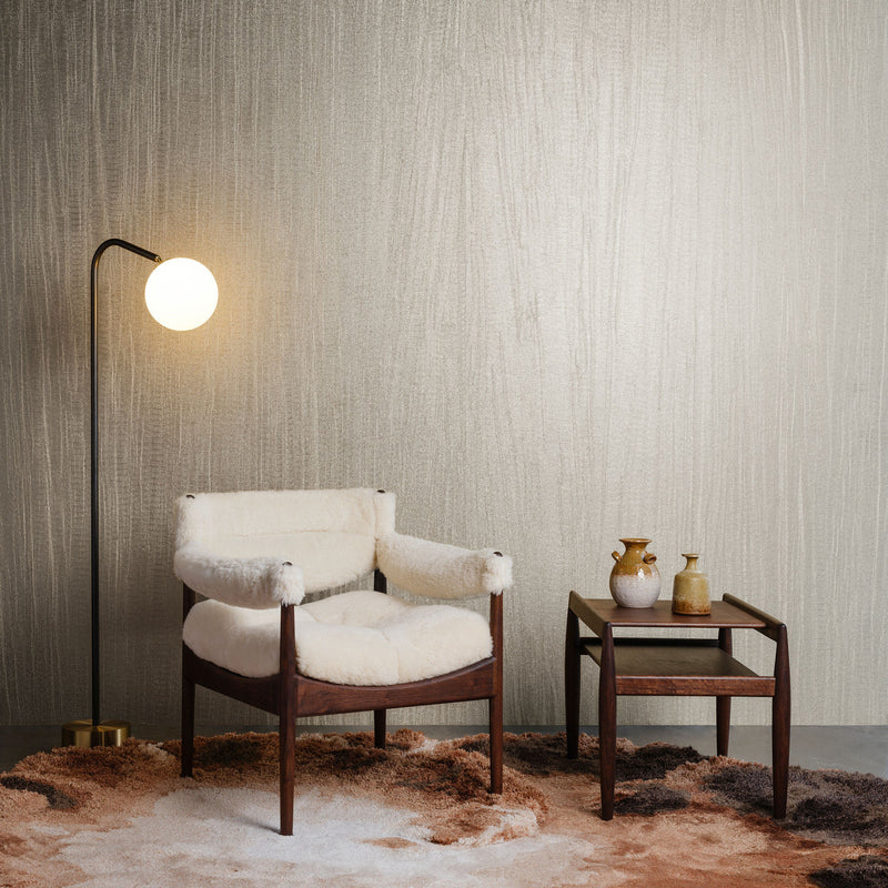 23526A Pristine Emblème Champagne Gold Wallpaper By Arte