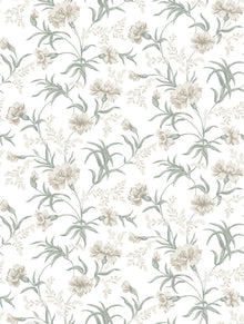832-01 Spring Green Emilie Löfstad Wallpaper by Sandberg