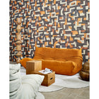 18900 Ecoline Essentials Totem Tangerine Wallpaper By Arte