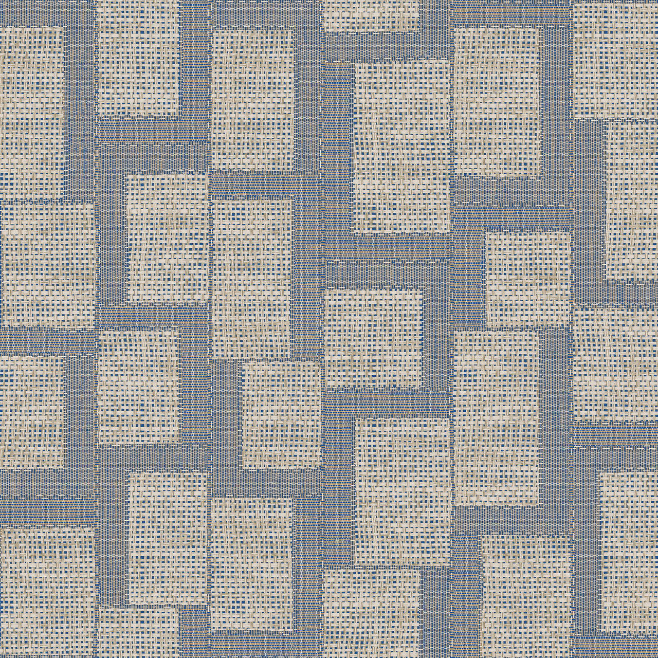 18942 Esparto Africano Essentials Totem Beige Sapphire Wallpaper By Arte