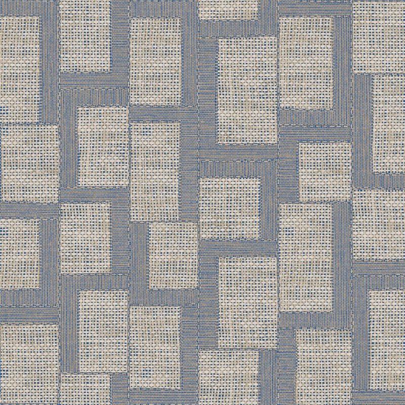 18942 Esparto Africano Essentials Totem Beige Sapphire Wallpaper By Arte