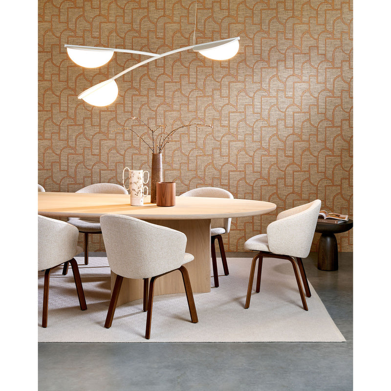 18910 Esparto Iberico Essentials Totem Ginger Wallpaper By Arte