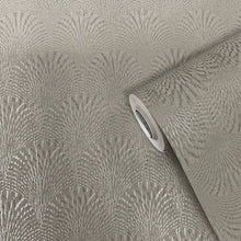 F-AF7003 Fan Boutique Sheen Beige Wallpaper by Galerie