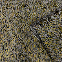 F-AF7004 Fan Boutique Metallic Gold Wallpaper by Galerie