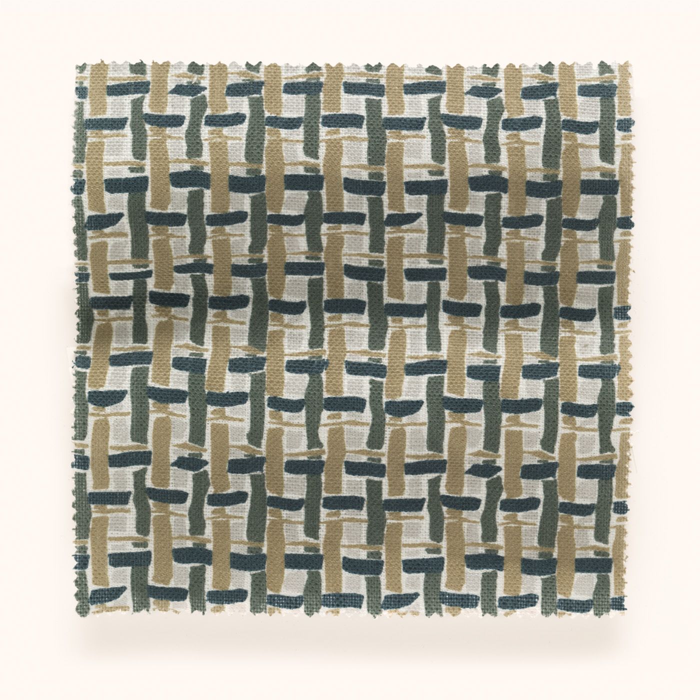 F-B-OL-T-24 Basket Tea Fabric by Parker & Jules
