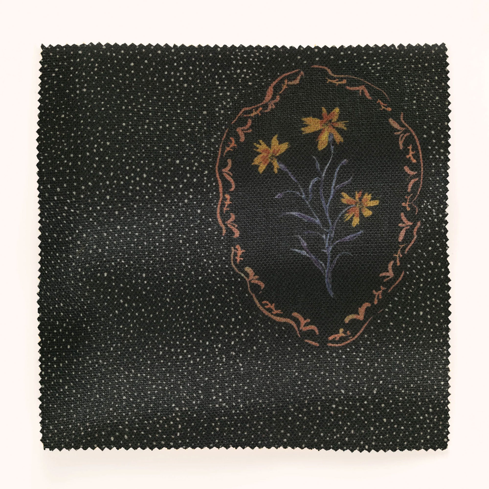Bibury Sprig Midnight Fabric by Parker & Jules