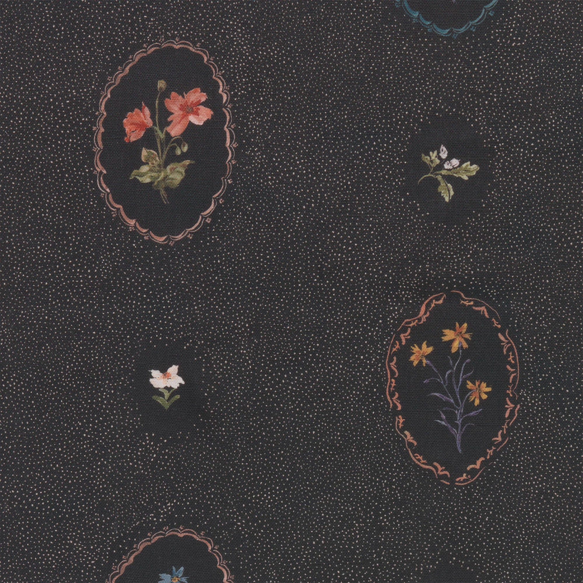 Bibury Sprig Midnight Fabric by Parker & Jules