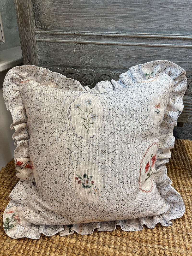 Bibury Sprig Sky Blue Fabric by Parker & Jules