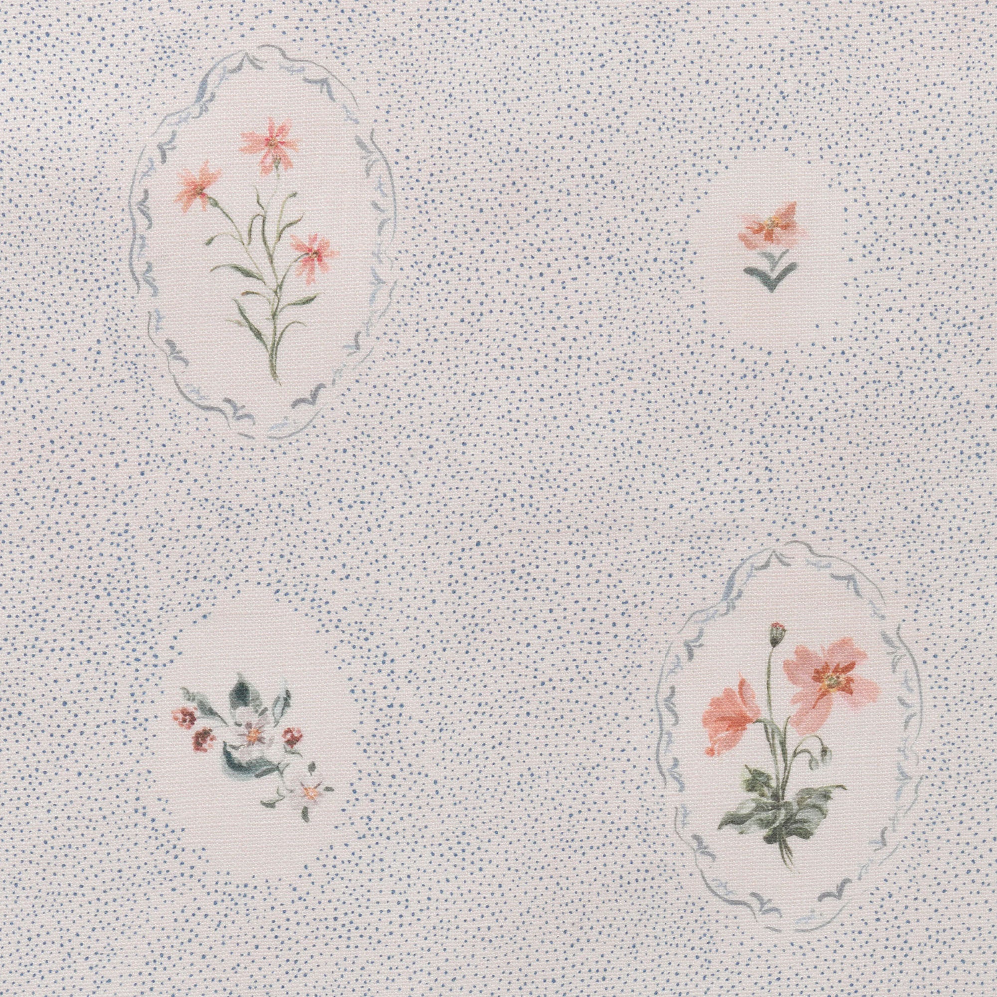 Bibury Sprig Sky Blue Fabric by Parker & Jules