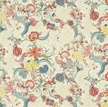 Chintz 21 Carmine Blue Fabric by Parker & Jules