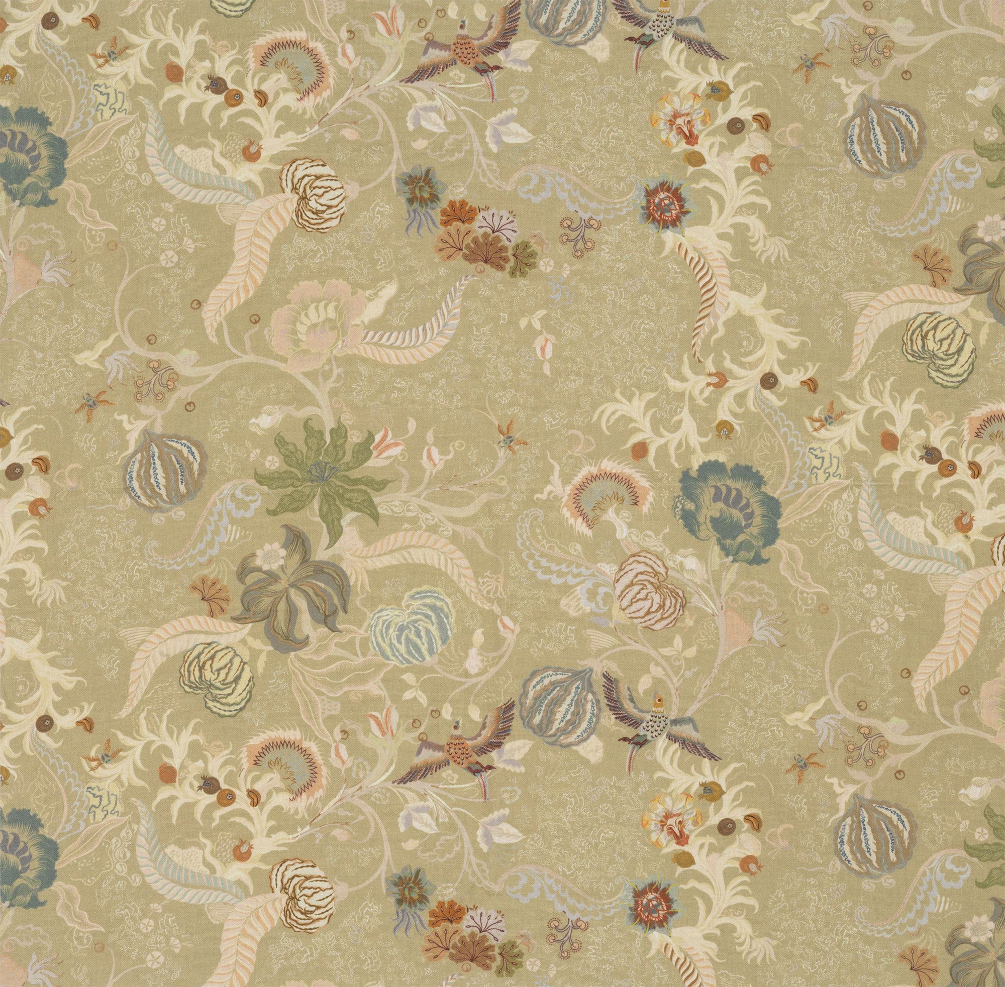 Chintz 21 Sepia Stone Fabric by Parker & Jules