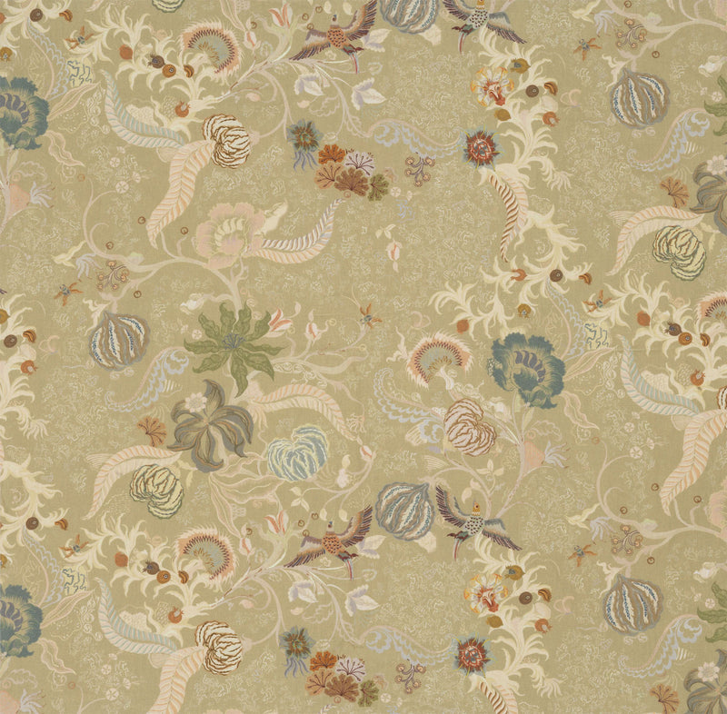Chintz 21 Sepia Stone Fabric by Parker & Jules