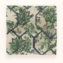 F-CT-OL-IER-24 Creeping Trellis Ice Emerald Rose Fabric by Parker & Jules