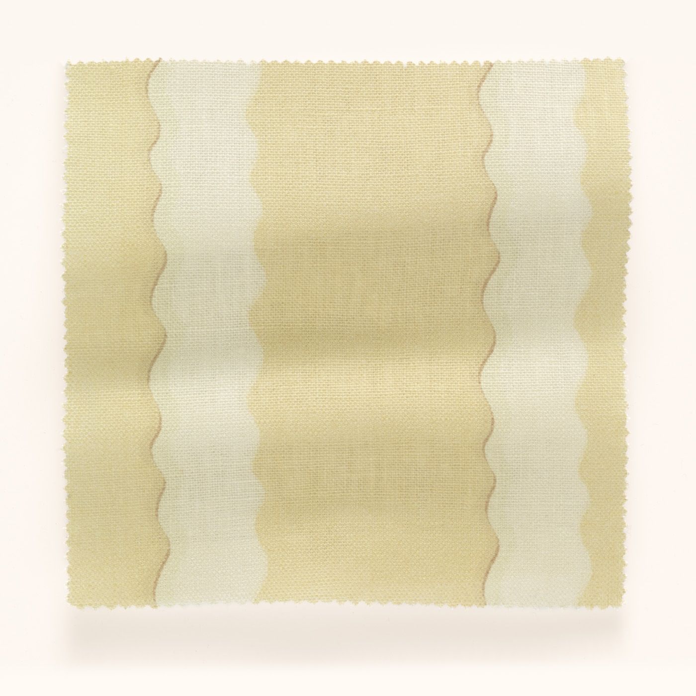 F-DSS-OL-B-24 Double Scroll Stripe Butter Fabric by Parker & Jules