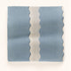 Double Scroll Stripe Sky Fabric by Parker & Jules