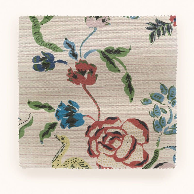 F-EV-OL-JR-24 Eversley Jade Rose Fabric by Parker & Jules
