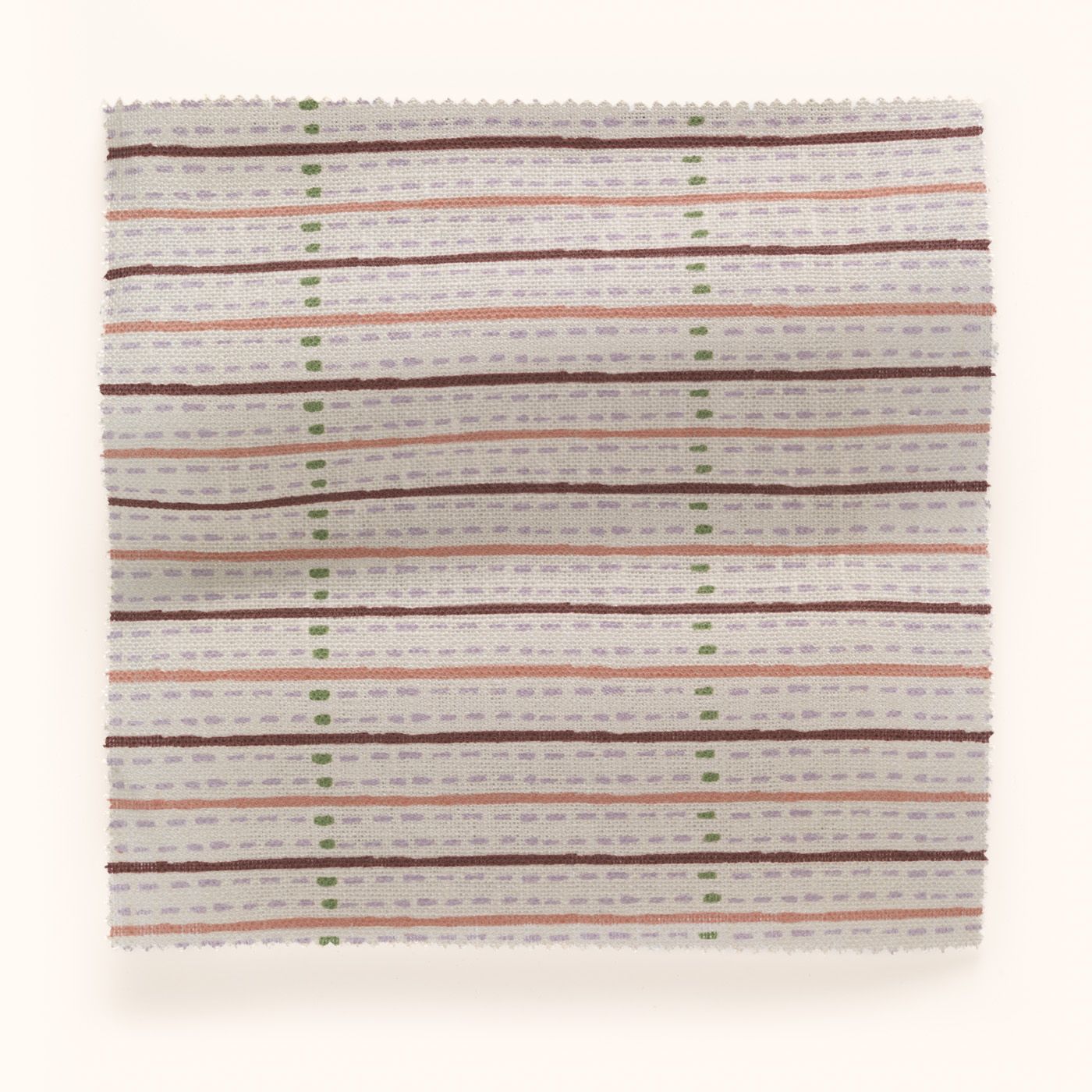 F-EVS-OL-GS-24 Eversley Stripe Ground Sepia Fabric by Parker & Jules