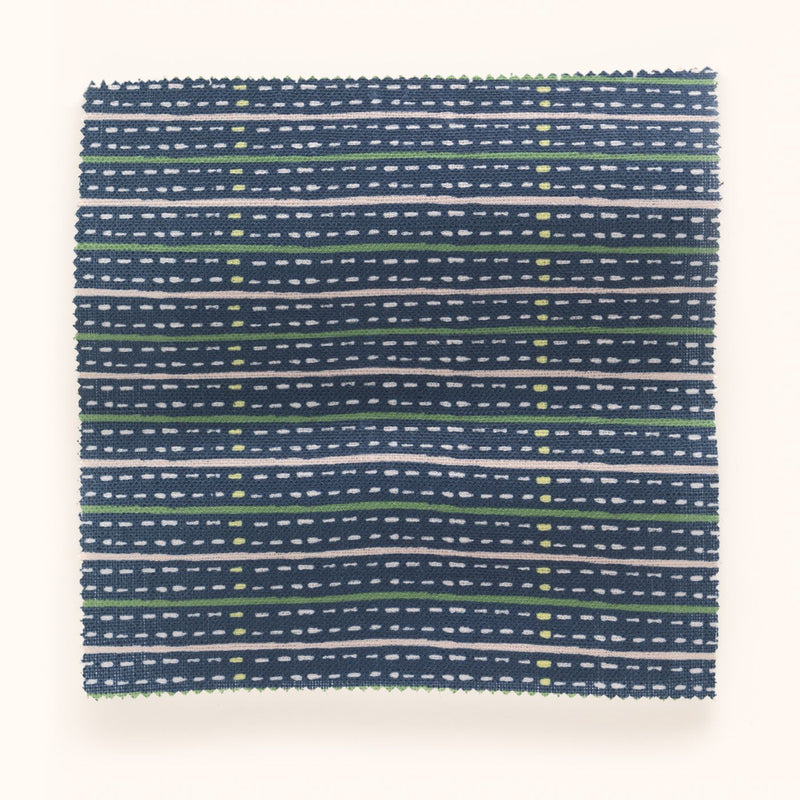 F-EVS-OL-LR-24 Eversley Stripe Lake Rose Fabric by Parker & Jules