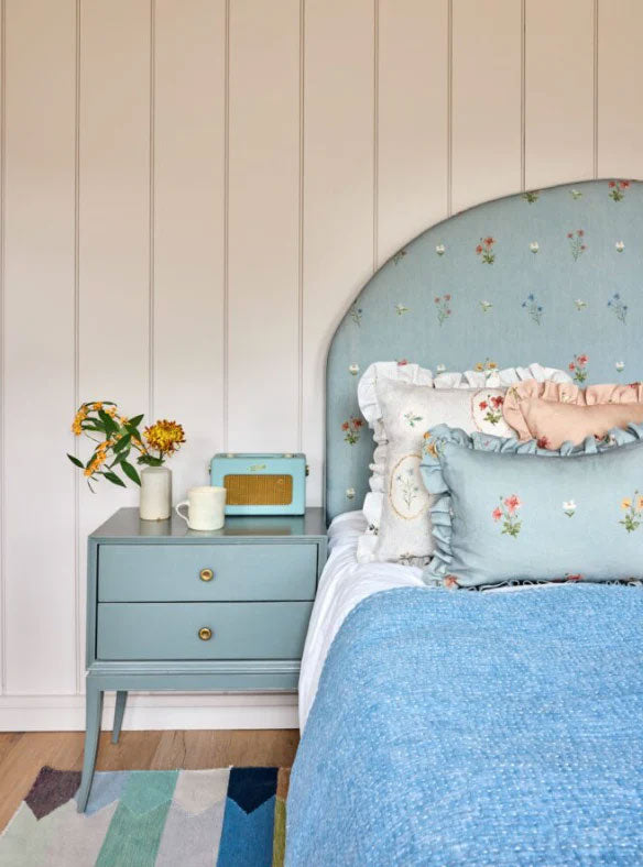 Mitford Vintage Blue Fabric by Parker & Jules
