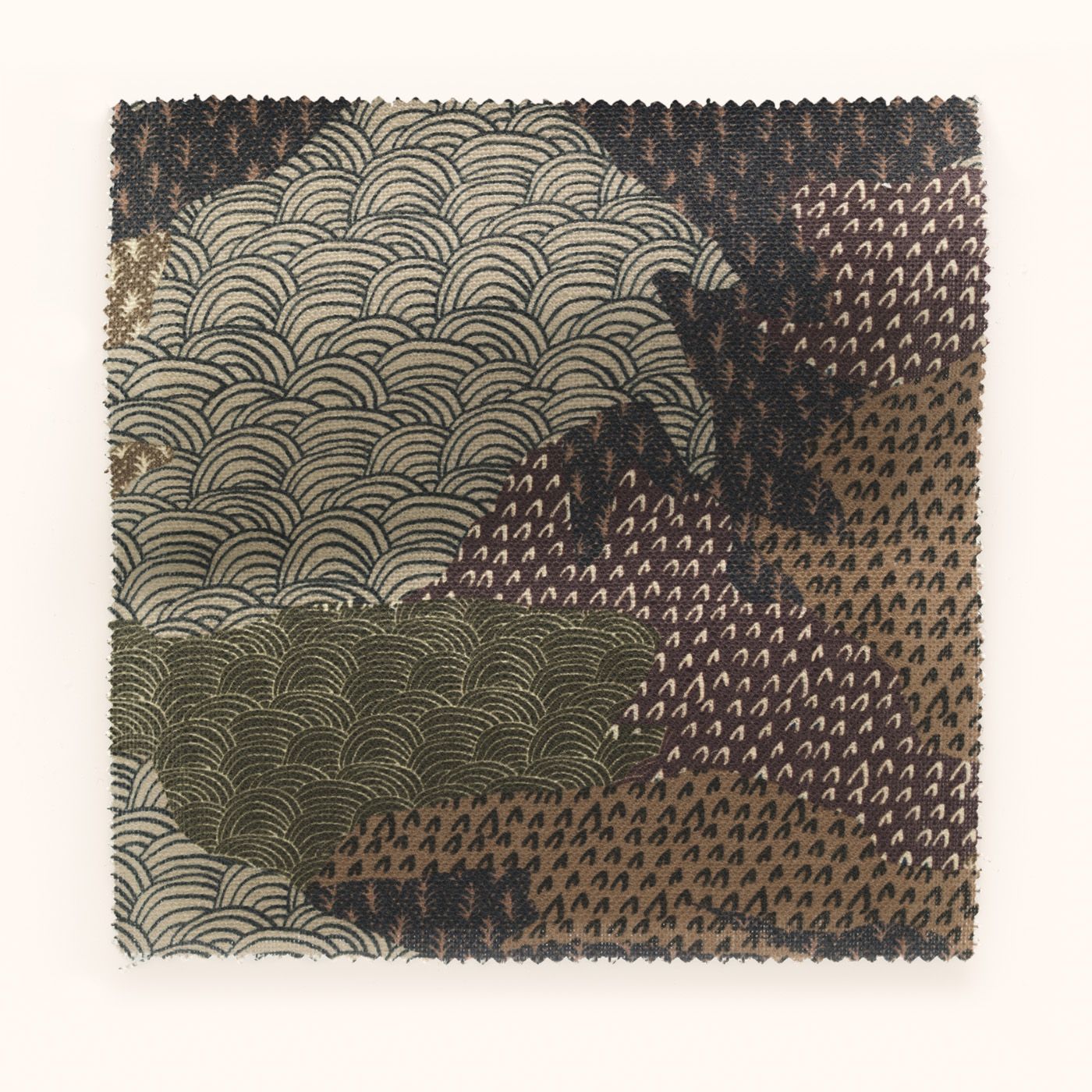 F-OS-OL-AB-24 Ordnance Survey Autumn Berry Fabric by Parker & Jules