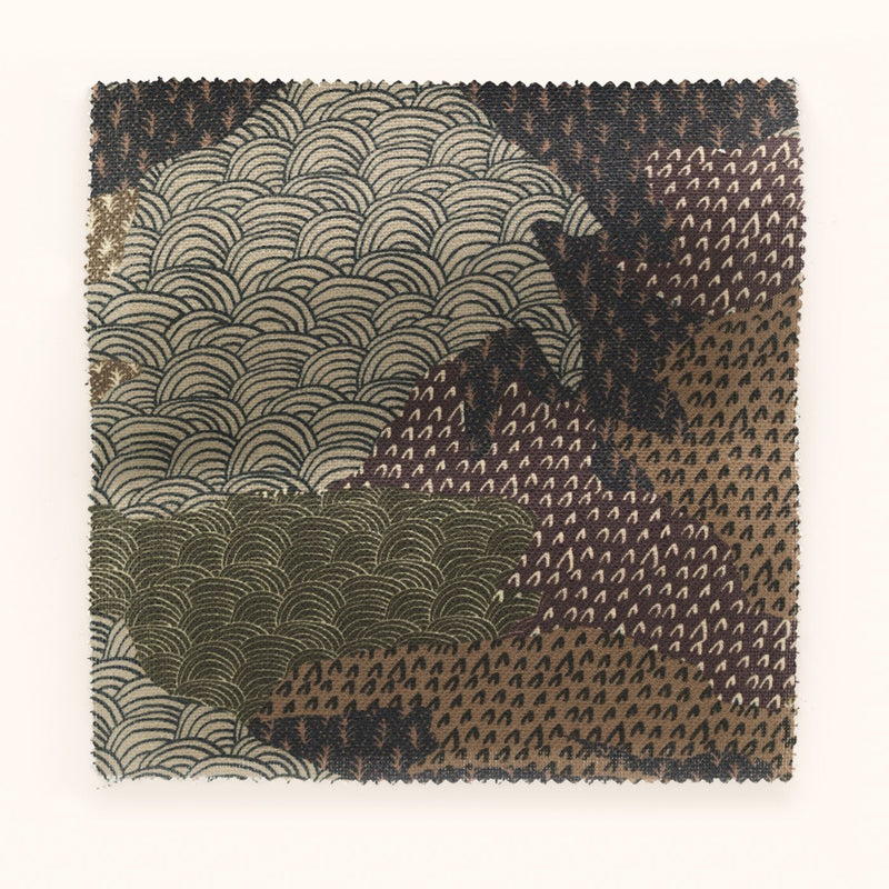 F-OS-OL-AB-24 Ordnance Survey Autumn Berry Fabric by Parker & Jules