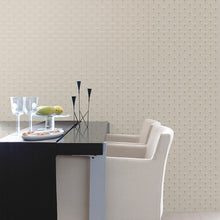 F-PL3001 Geo Key Boutique Metallic Cream Wallpaper by Galerie