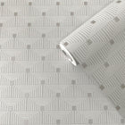 F-PL3002 Geo Key Boutique Sheen Cream Wallpaper by Galerie