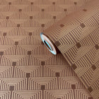 F-PL3007 Geo Key Boutique Metallic Orange Wallpaper by Galerie