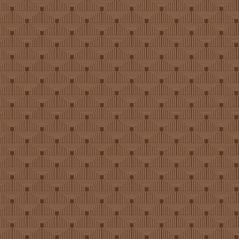 F-PL3007 Geo Key Boutique Metallic Orange Wallpaper by Galerie