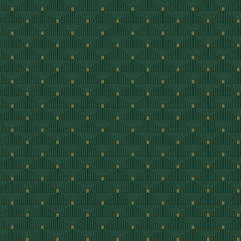 F-PL3008 Geo Key Boutique Metallic Green Wallpaper by Galerie