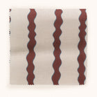 F-SS-OL-C-24 Scroll Stripe Crimson Fabric by Parker & Jules