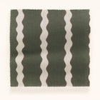 F-SS-OL-H-24 Scroll Stripe Hunter Fabric by Parker & Jules