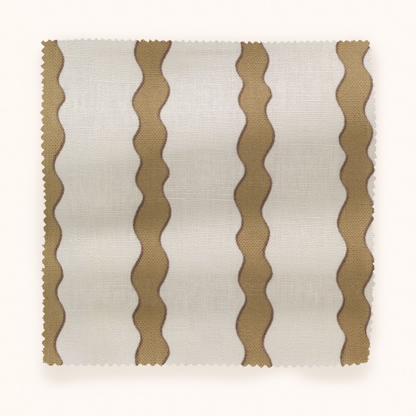 F-SS-OL-S-24 Scroll Stripe Saffron Fabric by Parker & Jules