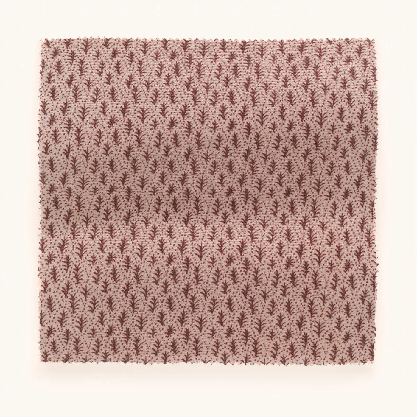 Trees I Rose Crimson Fabric by Parker & Jules