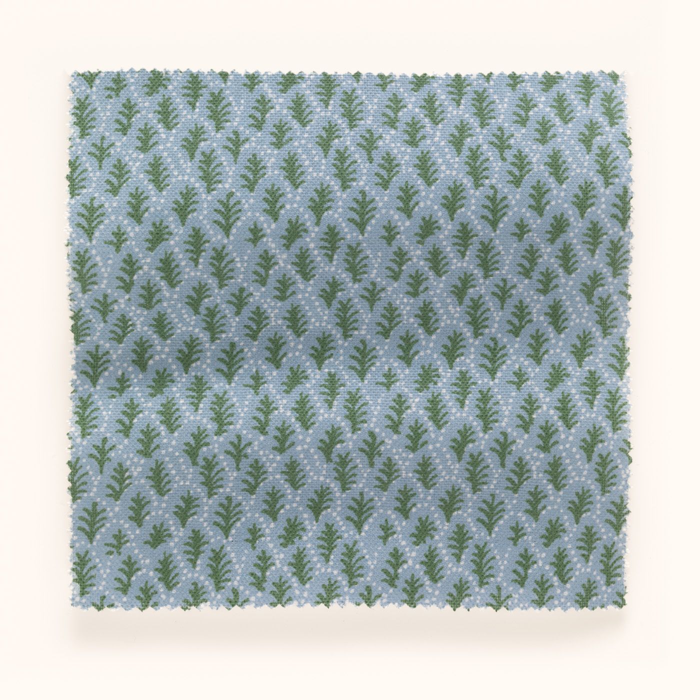 F-TII-OL-DB-24 Trees II Day Blue Fabric by Parker & Jules