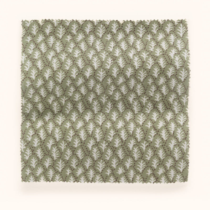 F-TII-OL-PI-24 Trees II Pistachio Fabric by Parker & Jules