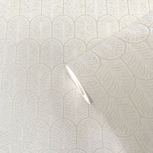 F-VL6001 Lustre White Wallpaper by Galerie